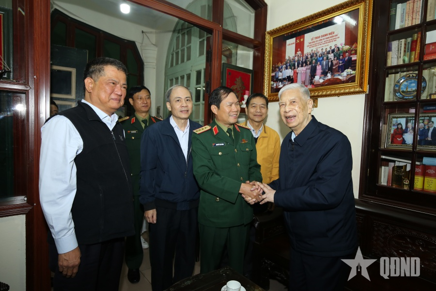 Đại tướng Nguyễn Tân Cương tri ân các đồng chí nguyên lãnh đạo Đảng, Nhà nước, Quân đội